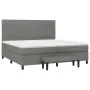 Boxspringbett mit dunkelgrauer Stoffmatratze 200x200 cm von vidaXL, Betten und Lattenroste - Ref: Foro24-3136622, Preis: 767,...