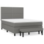 Boxspringbett mit dunkelgrauer Stoffmatratze 140x200 cm von vidaXL, Betten und Lattenroste - Ref: Foro24-3136518, Preis: 514,...