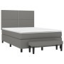 Boxspringbett mit dunkelgrauer Stoffmatratze 140x200 cm von vidaXL, Betten und Lattenroste - Ref: Foro24-3136518, Preis: 514,...