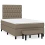 Box spring bed with taupe gray fabric mattress 120x200 cm by vidaXL, Beds and slatted bases - Ref: Foro24-3136825, Price: 449...