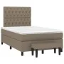 Box spring bed with taupe gray fabric mattress 120x200 cm by vidaXL, Beds and slatted bases - Ref: Foro24-3136825, Price: 449...