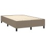 Box spring bed with taupe gray fabric mattress 120x200 cm by vidaXL, Beds and slatted bases - Ref: Foro24-3136825, Price: 455...