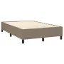 Box spring bed with taupe gray fabric mattress 120x200 cm by vidaXL, Beds and slatted bases - Ref: Foro24-3136825, Price: 449...