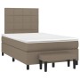 Box spring bed with taupe gray fabric mattress 120x200 cm by vidaXL, Beds and slatted bases - Ref: Foro24-3136585, Price: 403...