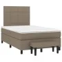 Cama box spring con colchón tela gris taupe 120x200 cm de vidaXL, Camas y somieres - Ref: Foro24-3136585, Precio: 425,06 €, D...