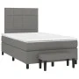 Box spring bed with dark gray fabric mattress 120x200 cm by vidaXL, Beds and slatted bases - Ref: Foro24-3136582, Price: 432,...