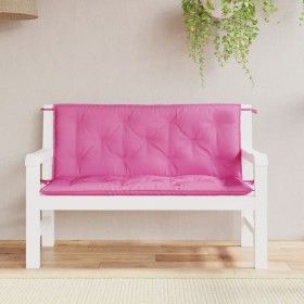 Cojines para banco de jardín 2 uds tela rosa 120x50x7 cm by vidaXL, Cushions for chairs and sofas - Ref: Foro24-361695, Price...