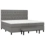 Box spring bed with dark gray fabric mattress 200x200 cm by vidaXL, Beds and slatted bases - Ref: Foro24-3136862, Price: 762,...