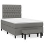 Cama box spring con colchón tela gris oscuro 120x200 cm de vidaXL, Camas y somieres - Ref: Foro24-3136822, Precio: 463,94 €, ...