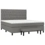 Box spring bed with dark gray fabric mattress 180x200 cm by vidaXL, Beds and slatted bases - Ref: Foro24-3136854, Price: 690,...