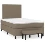 Box spring bed with taupe gray fabric mattress 120x200 cm by vidaXL, Beds and slatted bases - Ref: Foro24-3136425, Price: 432...