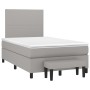 Boxspringbett mit hellgrauer Stoffmatratze 120x200 cm von vidaXL, Betten und Lattenroste - Ref: Foro24-3136421, Preis: 432,93...
