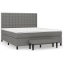 Box spring bed with dark gray fabric mattress 180x200 cm by vidaXL, Beds and slatted bases - Ref: Foro24-3136934, Price: 690,...