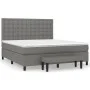 Box spring bed with dark gray fabric mattress 180x200 cm by vidaXL, Beds and slatted bases - Ref: Foro24-3136934, Price: 690,...