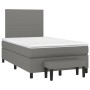 Cama box spring con colchón tela gris oscuro 120x200 cm de vidaXL, Camas y somieres - Ref: Foro24-3136422, Precio: 468,56 €, ...