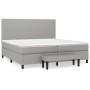 Boxspringbett mit hellgrauer Stoffmatratze 200x200 cm von vidaXL, Betten und Lattenroste - Ref: Foro24-3136461, Preis: 786,51...