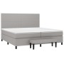 Boxspringbett mit hellgrauer Stoffmatratze 200x200 cm von vidaXL, Betten und Lattenroste - Ref: Foro24-3136461, Preis: 786,51...