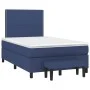 Box spring bed with blue fabric mattress 120x200 cm by vidaXL, Beds and slatted bases - Ref: Foro24-3136507, Price: 449,74 €,...