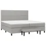 Boxspringbett mit hellgrauer Stoffmatratze 200x200 cm von vidaXL, Betten und Lattenroste - Ref: Foro24-3136541, Preis: 760,30...