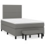 Box spring bed with dark gray fabric mattress 120x200 cm by vidaXL, Beds and slatted bases - Ref: Foro24-3136502, Price: 447,...