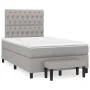 Boxspringbett mit hellgrauer Stoffmatratze 120x200 cm von vidaXL, Betten und Lattenroste - Ref: Foro24-3136821, Preis: 433,62...