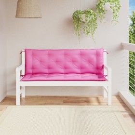 Garden bench cushions 2 pcs pink fabric 150x50x7 cm by vidaXL, Cushions for chairs and sofas - Ref: Foro24-361714, Price: 44,...