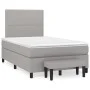 Box spring bed with light gray fabric mattress 120x200 cm by vidaXL, Beds and slatted bases - Ref: Foro24-3136501, Price: 419...