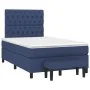 Box spring bed with blue fabric mattress 120x200 cm by vidaXL, Beds and slatted bases - Ref: Foro24-3136827, Price: 473,74 €,...