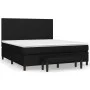 Box spring bed with black fabric mattress 180x200 cm by vidaXL, Beds and slatted bases - Ref: Foro24-3136455, Price: 656,33 €...