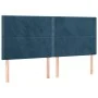 Boxspringbett mit Matratze und LED dunkelblauem Samt 200x200 cm von vidaXL, Betten und Lattenroste - Ref: Foro24-3136087, Pre...