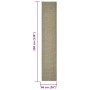 Taupegraue Sisal-Kratzmatte 66x350 cm von vidaXL, Katzenmöbelzubehör - Ref: Foro24-3203486, Preis: 115,31 €, Rabatt: %