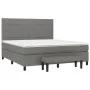 Box spring bed with dark gray fabric mattress 160x200 cm by vidaXL, Beds and slatted bases - Ref: Foro24-3136606, Price: 634,...