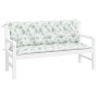 Gartenbank Kissen 2 Stk. Blattmuster Stoff 150x50x7 cm von vidaXL, Kissen für Stühle und Sofas - Ref: Foro24-361712, Preis: 4...