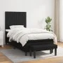 Boxspringbett mit schwarzer Stoffmatratze 90x190 cm von vidaXL, Betten und Lattenroste - Ref: Foro24-3136719, Preis: 348,47 €...