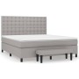 Boxspringbett mit hellgrauer Stoffmatratze 180x200 cm von vidaXL, Betten und Lattenroste - Ref: Foro24-3136933, Preis: 640,13...