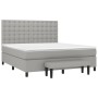 Boxspringbett mit hellgrauer Stoffmatratze 180x200 cm von vidaXL, Betten und Lattenroste - Ref: Foro24-3136933, Preis: 640,13...