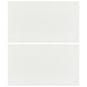 Tablas de cortar 2 uds burbujas transparentes vidrio templado