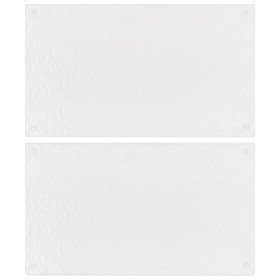 Tablas de cortar 2 uds burbujas transparentes vidrio templado
