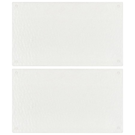 Tablas de cortar 2 uds burbujas transparentes vidrio templado