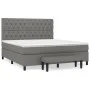 Box spring bed with dark gray fabric mattress 160x200 cm by vidaXL, Beds and slatted bases - Ref: Foro24-3136846, Price: 630,...