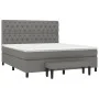 Box spring bed with dark gray fabric mattress 160x200 cm by vidaXL, Beds and slatted bases - Ref: Foro24-3136846, Price: 630,...