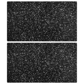 Tablas de cortar 2 uds patrón de granito vidrio templado