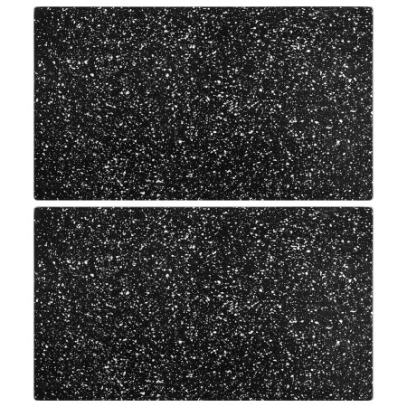 Tablas de cortar 2 uds patrón de granito vidrio templado