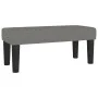 Box spring bed with dark gray fabric mattress 90x190 cm by vidaXL, Beds and slatted bases - Ref: Foro24-3136878, Price: 362,9...