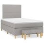 Boxspringbett mit hellgrauer Stoffmatratze 120x200 cm von vidaXL, Betten und Lattenroste - Ref: Foro24-3136981, Preis: 440,94...