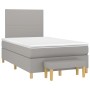 Boxspringbett mit hellgrauer Stoffmatratze 120x200 cm von vidaXL, Betten und Lattenroste - Ref: Foro24-3136981, Preis: 440,94...