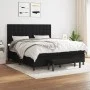 Cama box spring con colchón tela negro 180x200 cm de vidaXL, Camas y somieres - Ref: Foro24-3136935, Precio: 693,83 €, Descue...