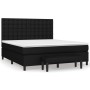 Cama box spring con colchón tela negro 180x200 cm de vidaXL, Camas y somieres - Ref: Foro24-3136935, Precio: 682,11 €, Descue...