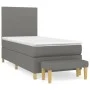 Box spring bed with dark gray fabric mattress 80x200 cm by vidaXL, Beds and slatted bases - Ref: Foro24-3136950, Price: 357,2...