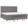 Box spring bed with dark gray fabric mattress 200x200 cm by vidaXL, Beds and slatted bases - Ref: Foro24-3137182, Price: 726,...